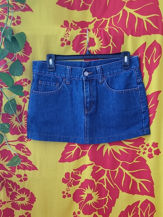 Levi's Dresses & Skirts - Levi's Fun Ready Dark Blue Denim Mini Skirt
